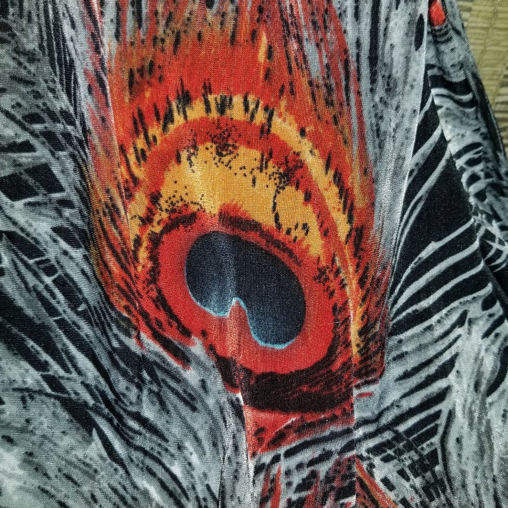 Peacock printed  Tunic - Picture 3 of 5